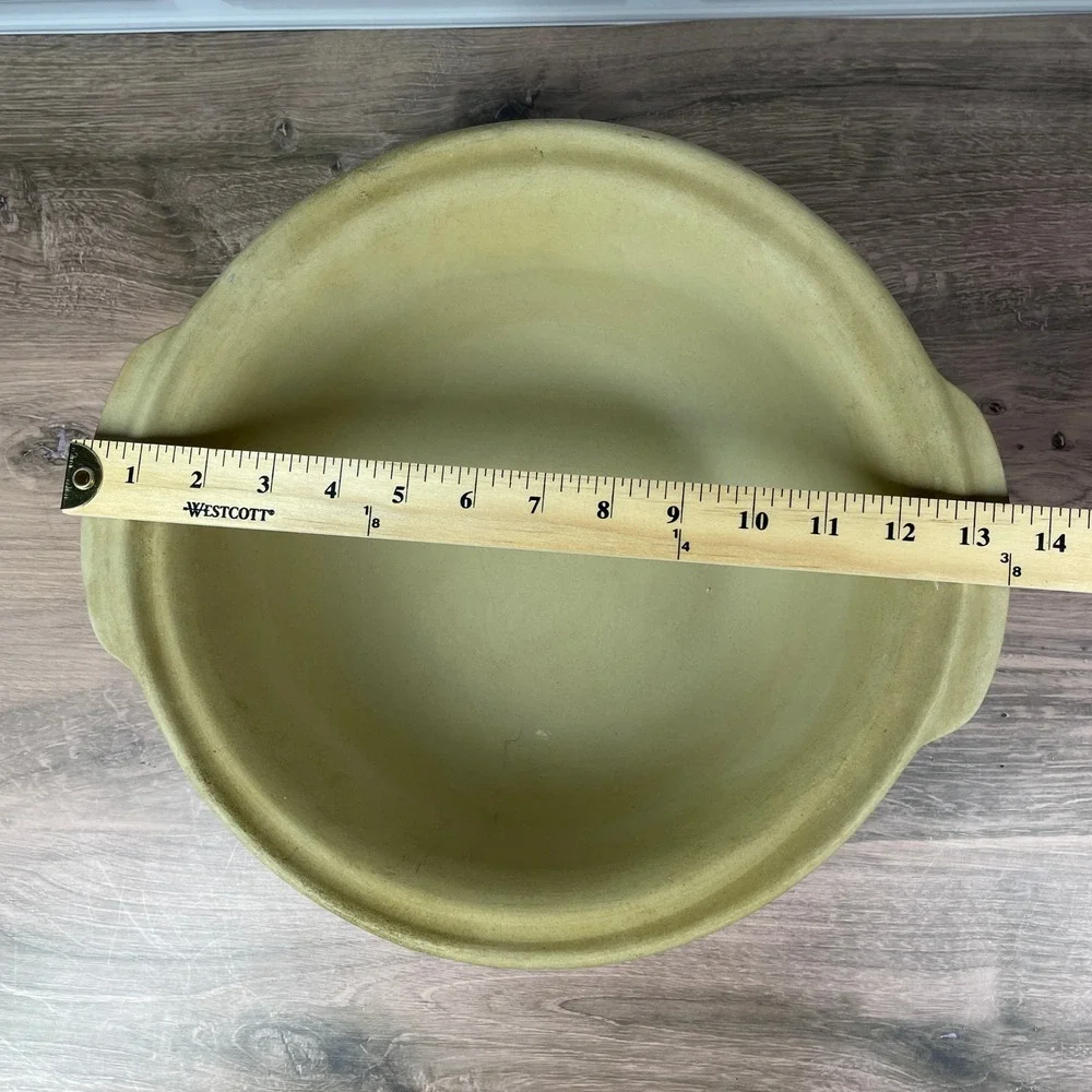 Pampered‎ Chef Family Heritage Collection 12 inch Stoneware Bowl Dish